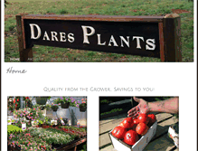 Tablet Screenshot of daresplants.com